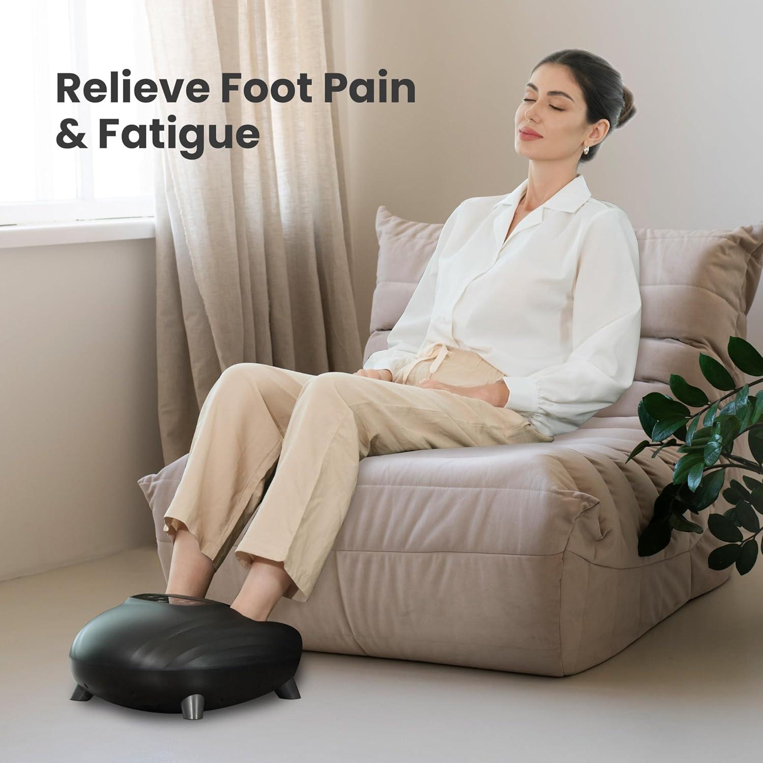 Masajeador de Pies Shiatsu CILI CL-5325 con Calor y Compresión