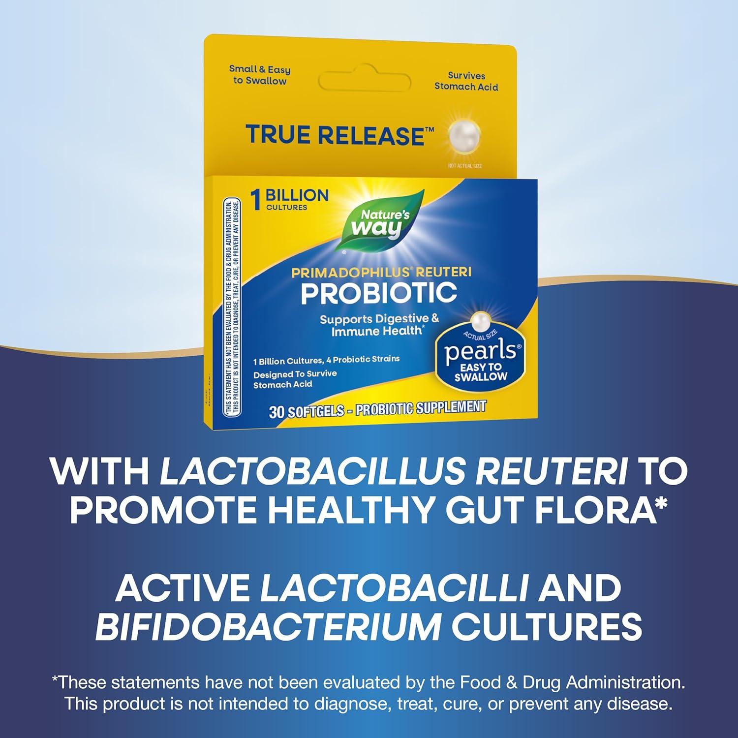 Perlas Probióticas Nature's Way Reuteri 30 Gelatinas Blandas