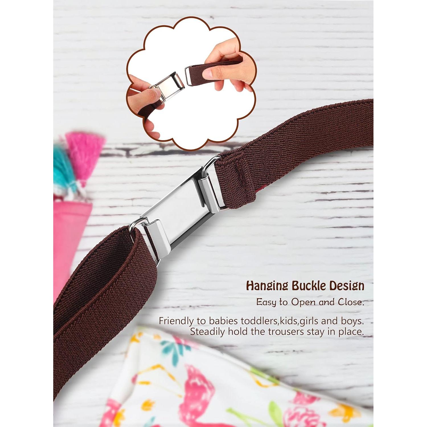 Cinturones Elásticos Ajustables Niños Syhood 3 Piezas 38-72 cm