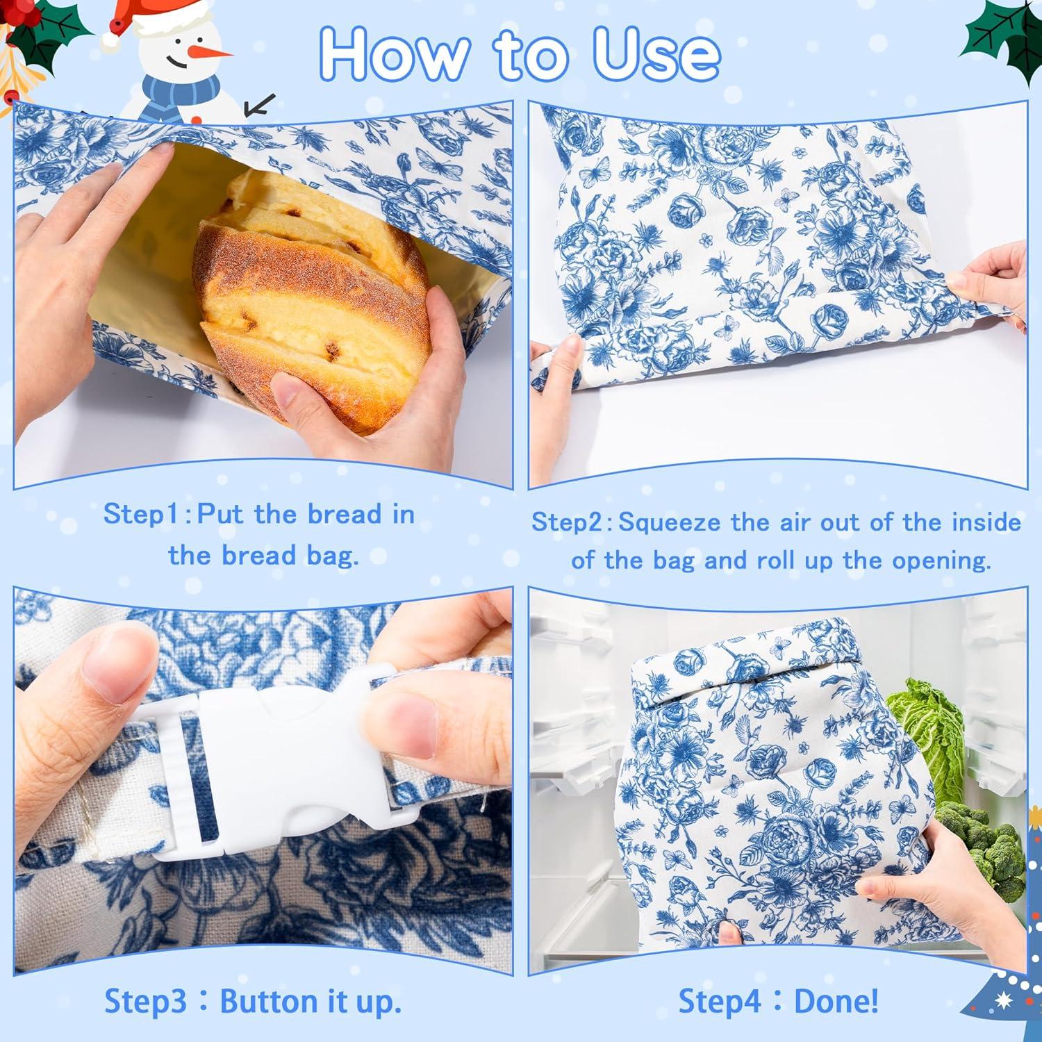 Bolsas de Pan de Cera de Abeja GQIRIL - 2 Unidades Grandes