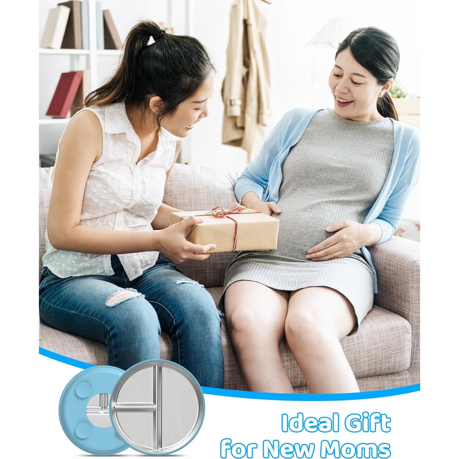 Platos Divididos de Acero Inoxidable ERUSEHE 22.86 cm - 2 Piezas