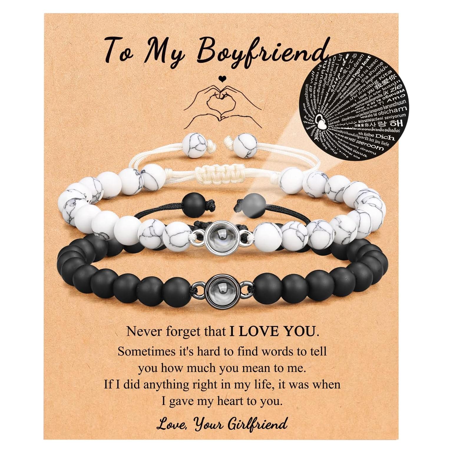 Pulsera Te Amo en 100 Idiomas UNGENT para Novio y Novia