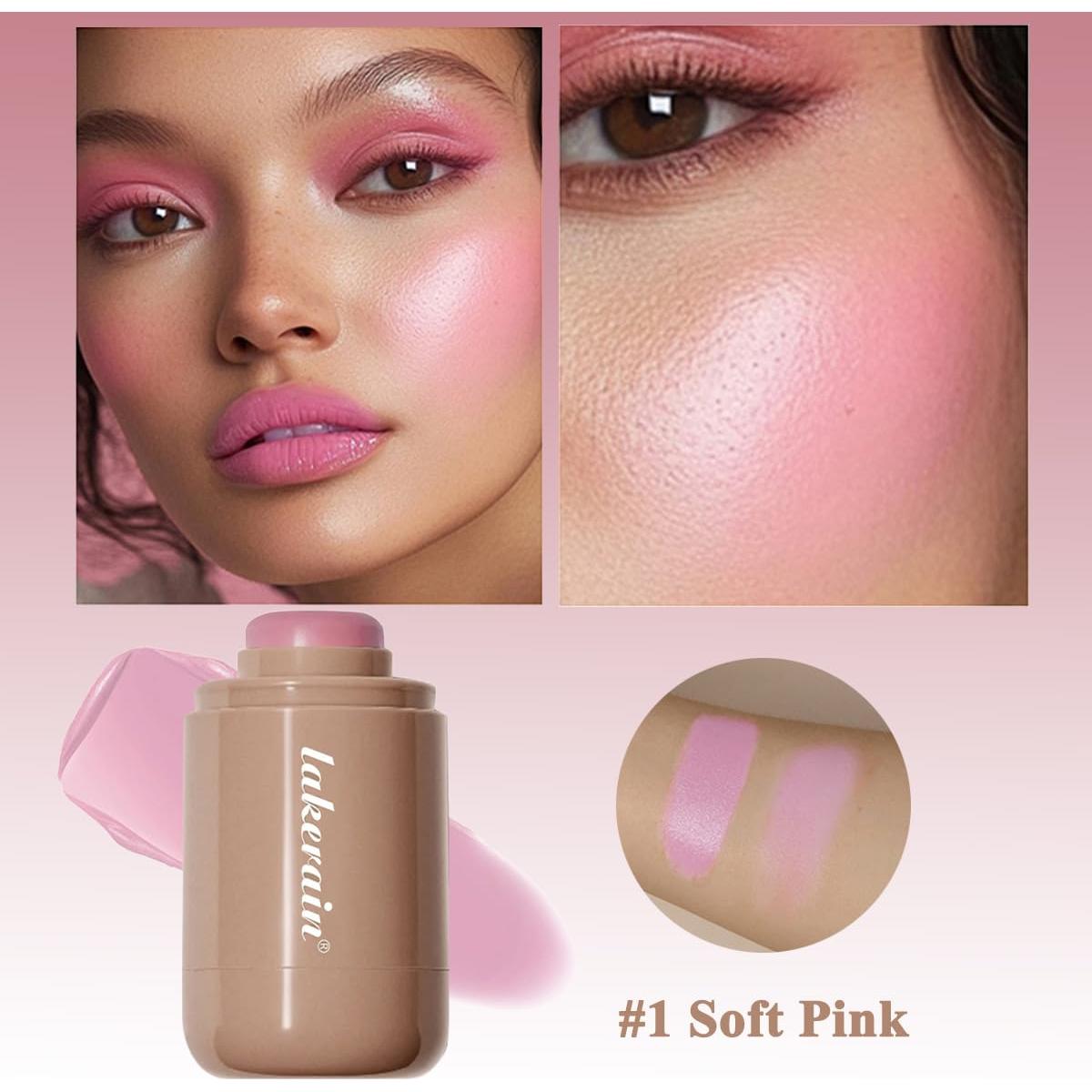 Bastón de Rubor en Crema Hunan Shimei 5.34 ml Rosa Suave