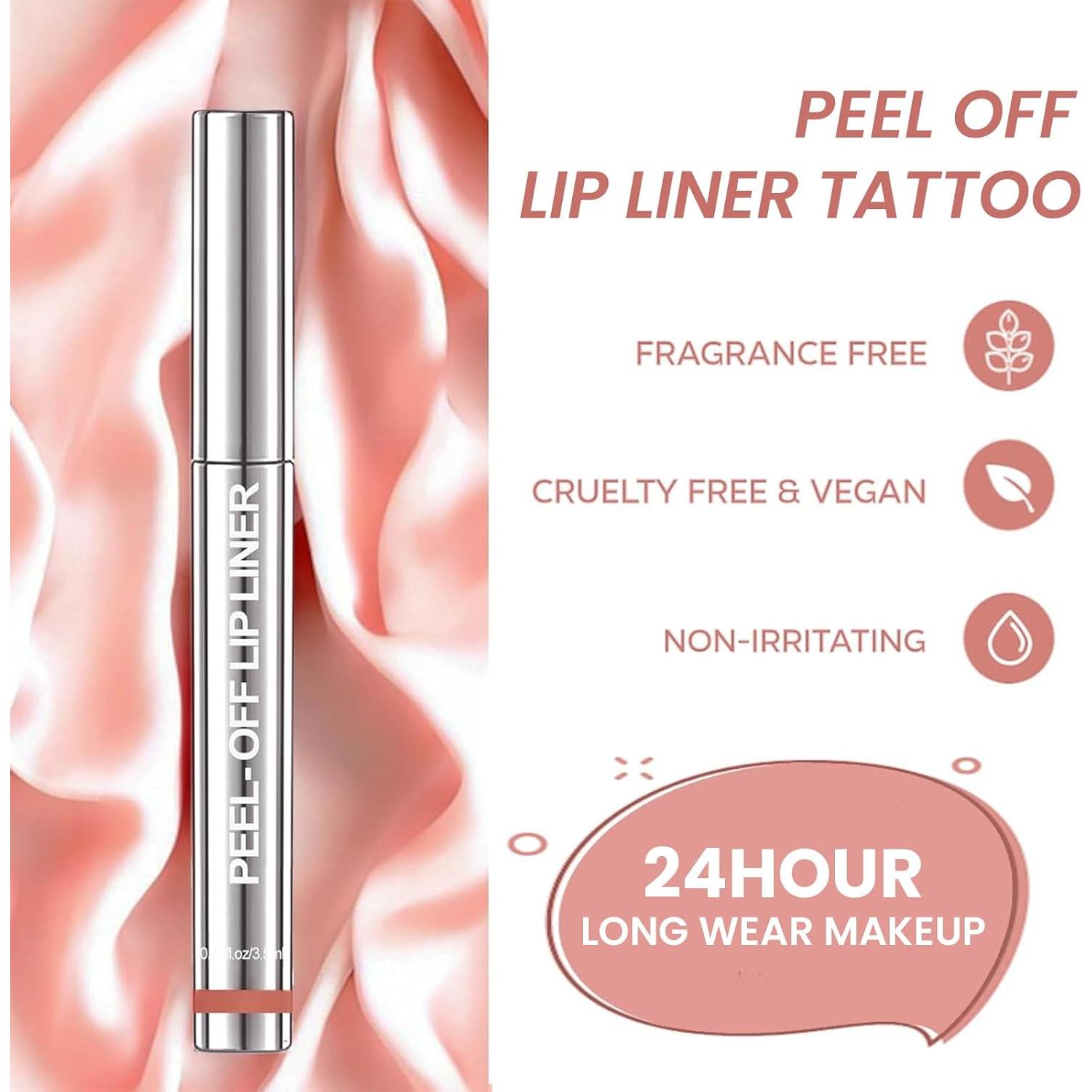 Tinte de Labios Peel Off WOPPOE - Color Impermeable #01