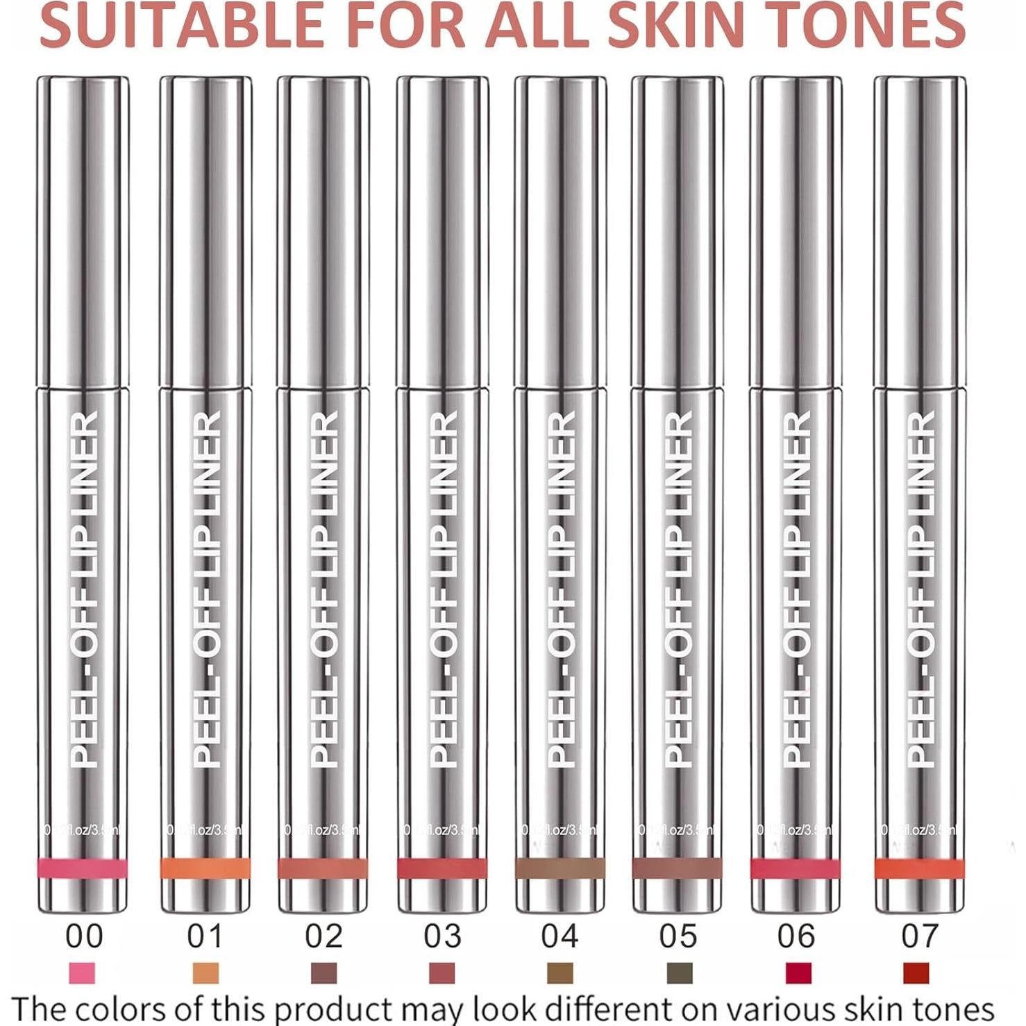 Tinte de Labios Peel Off WOPPOE - Color Impermeable #01