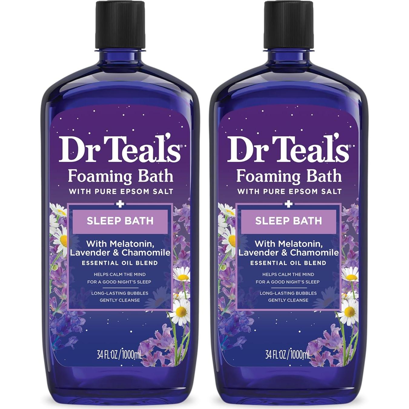 Paquete Gel de Baño y Ducha Dr Teal's 2 x 1008 ml y 2 x 710 ml