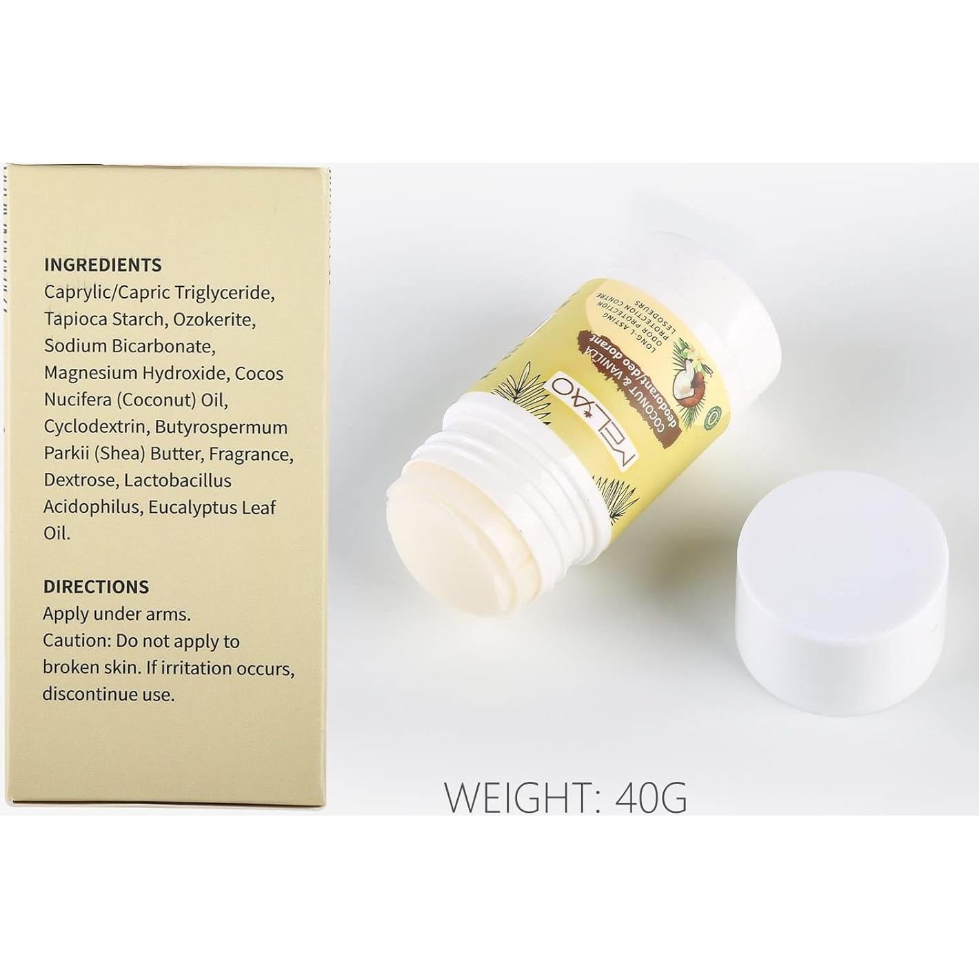 Desodorante Natural YLady 40g Coco Vainilla Sin Aluminio