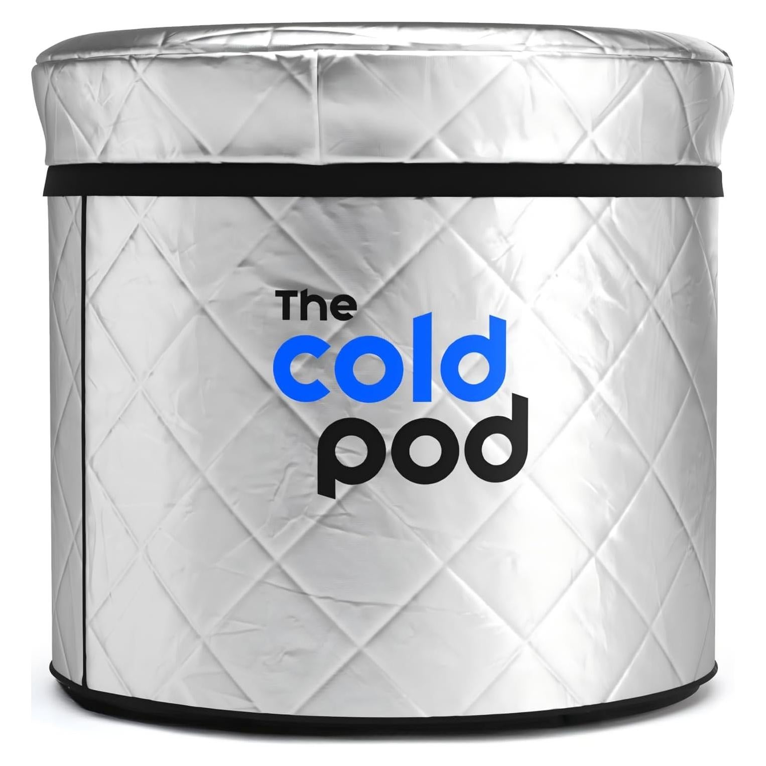 Tapa de Baño de Hielo The Cold Pod 88L Aislante Plateada