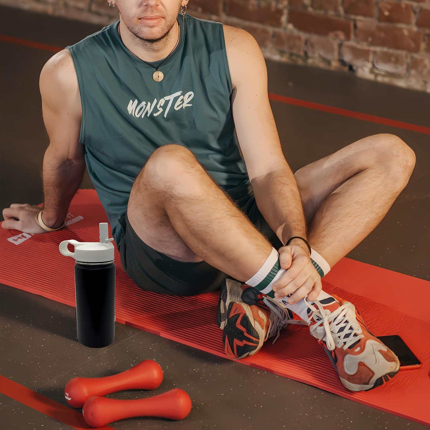 Tapa de Pajilla Ouharty para Botellas Hydro Flask Boca Ancha