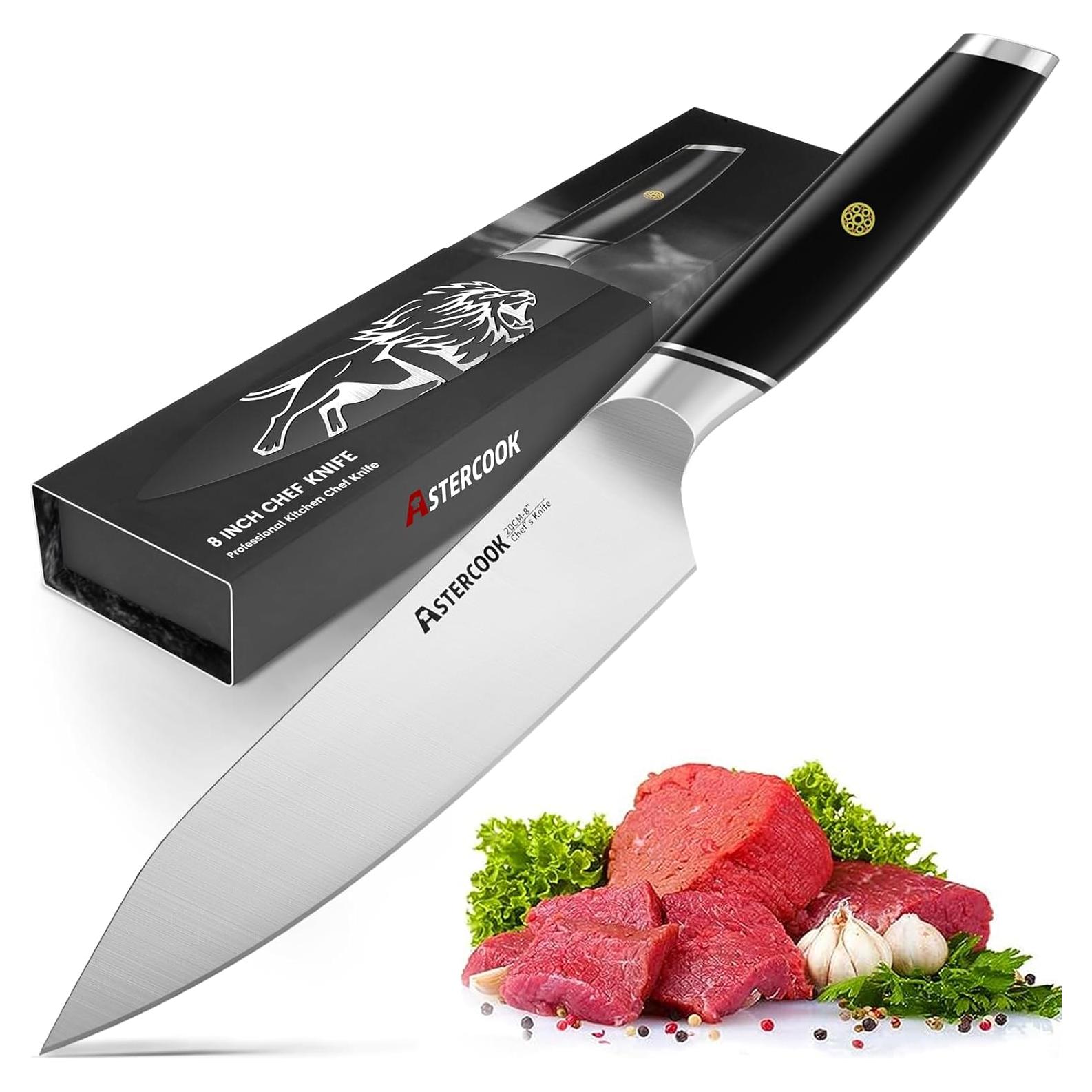 Cuchillo de Chef Astercook 20.32 cm Acero Inoxidable Forjado