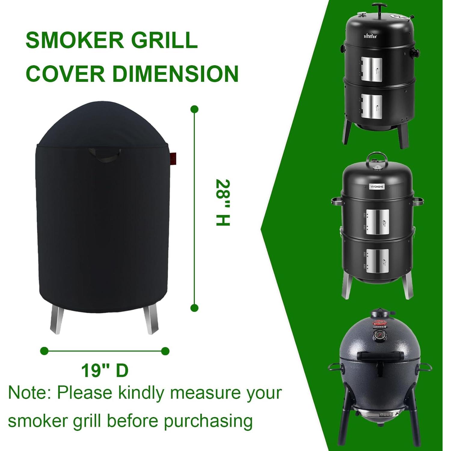 Cubierta para Ahumador Redonda Cover Geny 48.3 cm D x 71.1 cm H