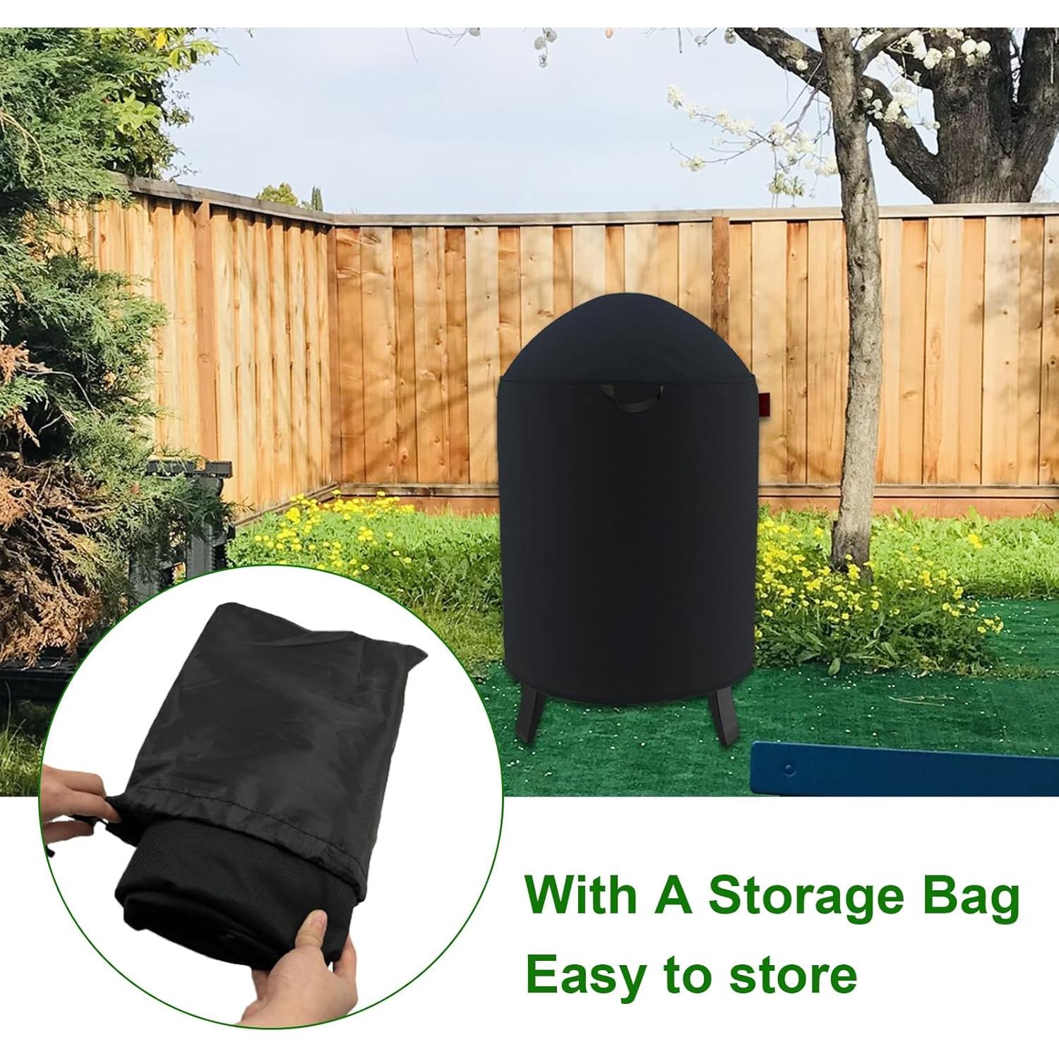 Cubierta para Ahumador Redonda Cover Geny 48.3 cm D x 71.1 cm H