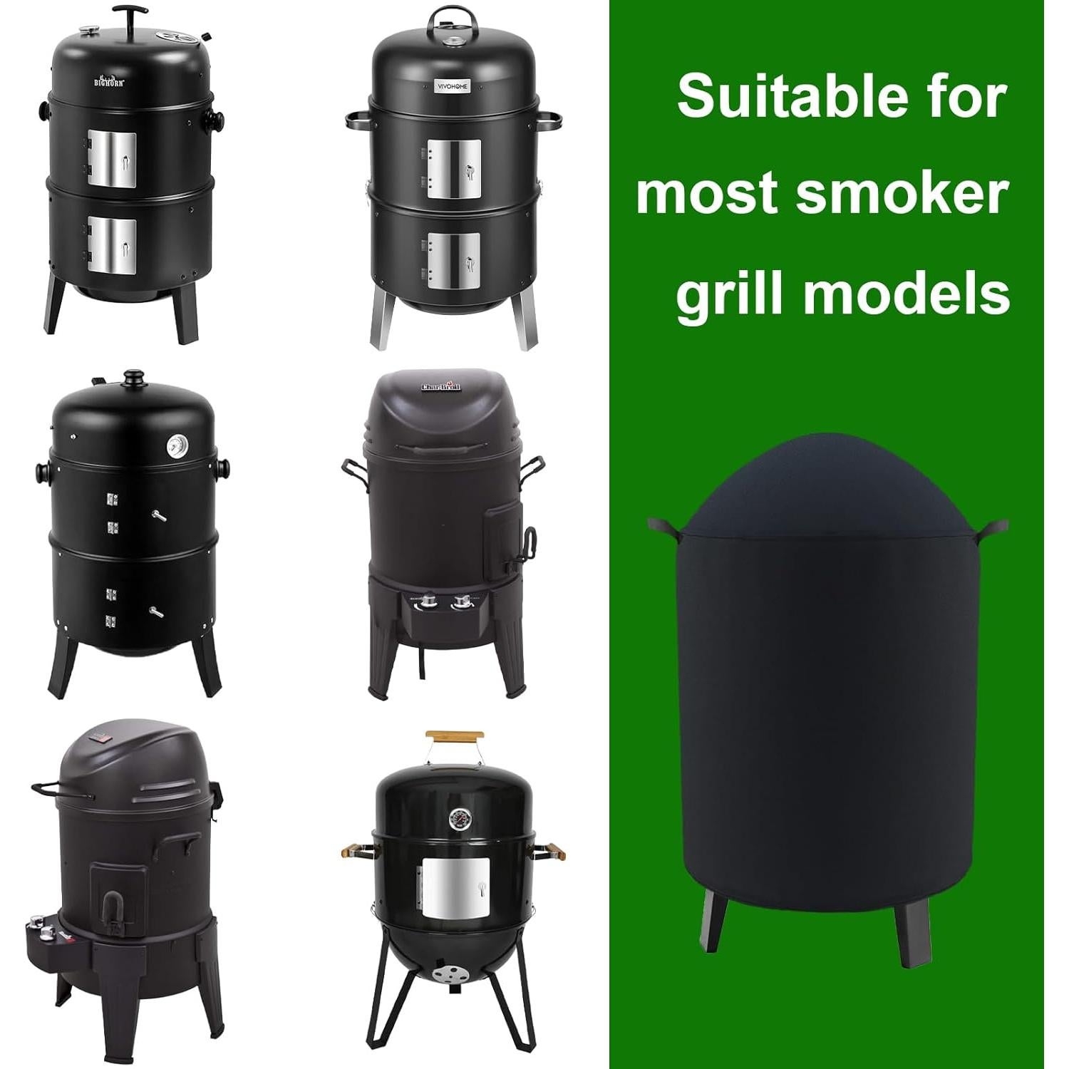 Cubierta para Ahumador Redonda Cover Geny 48.3 cm D x 71.1 cm H