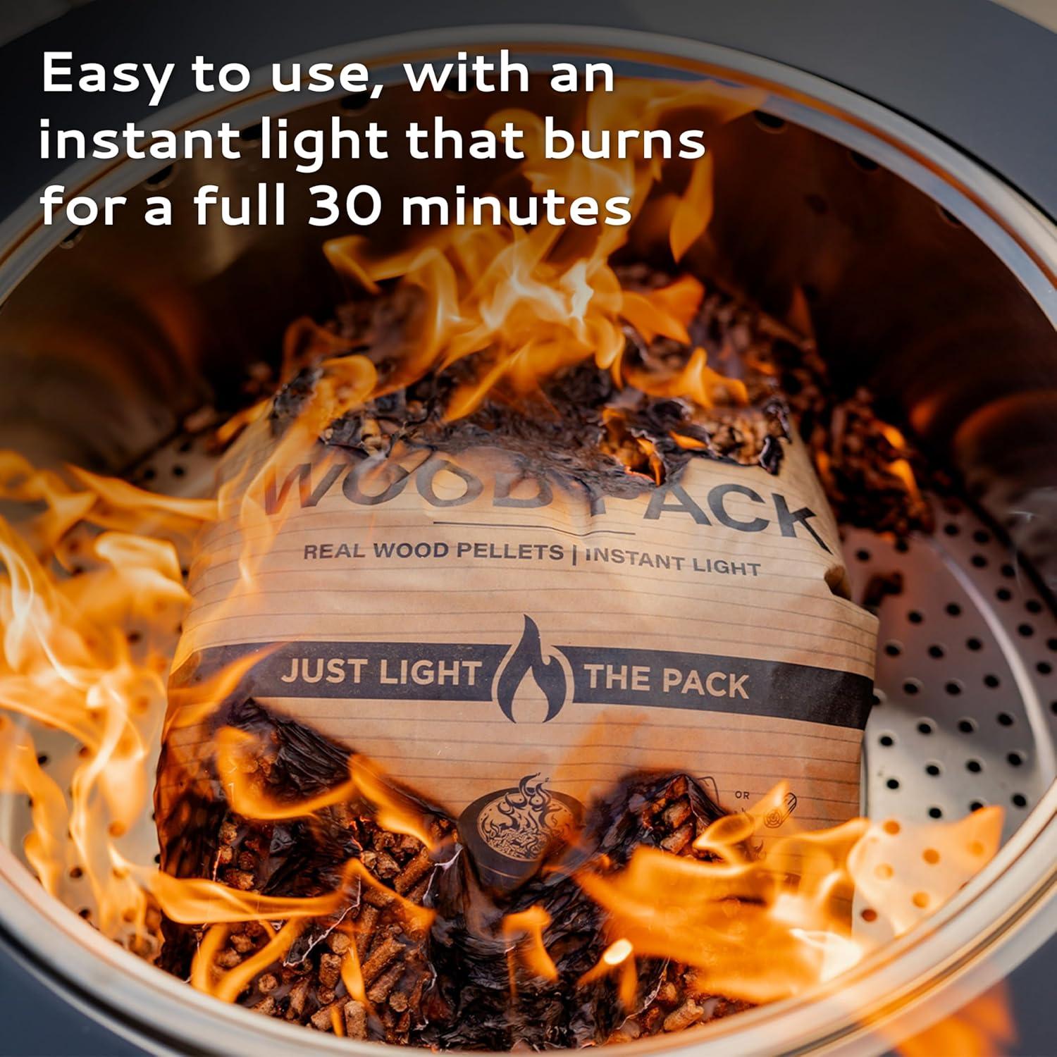 Paquete de Madera TIKI - 2 Pellets para Fogatas Sin Humo