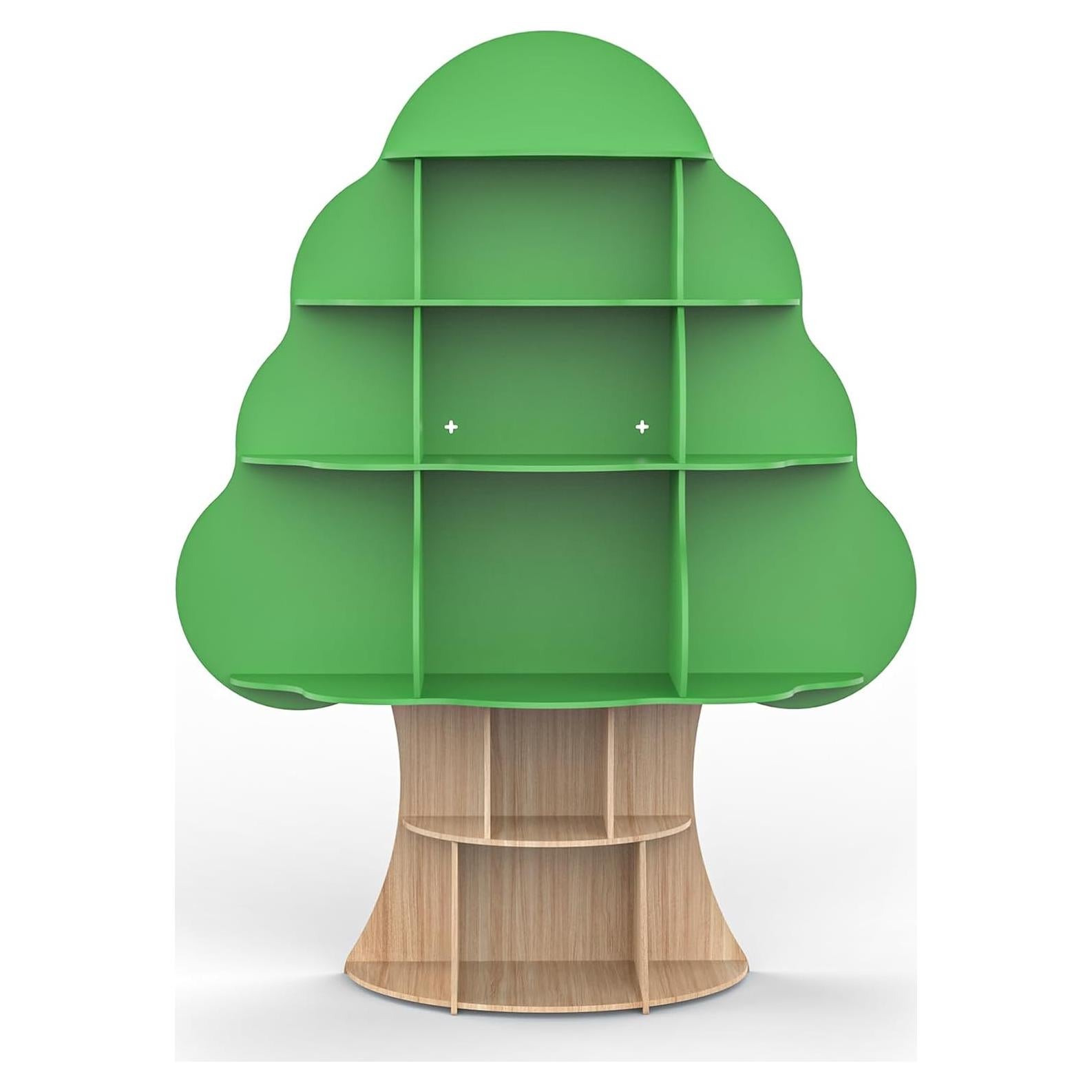 Estantería para Niños Bear Qiaqia Árbol Verde 16 Compartimentos