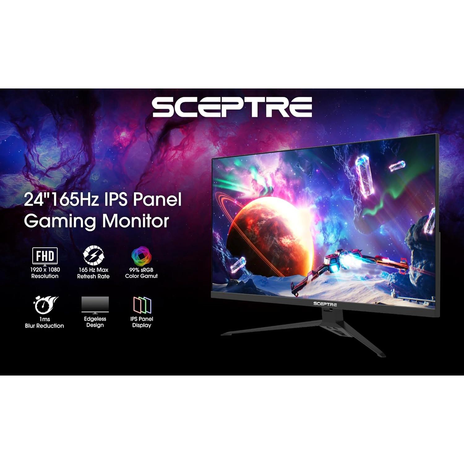 Monitor Sceptre E248B-FPT168 24" IPS 165Hz FHD FreeSync