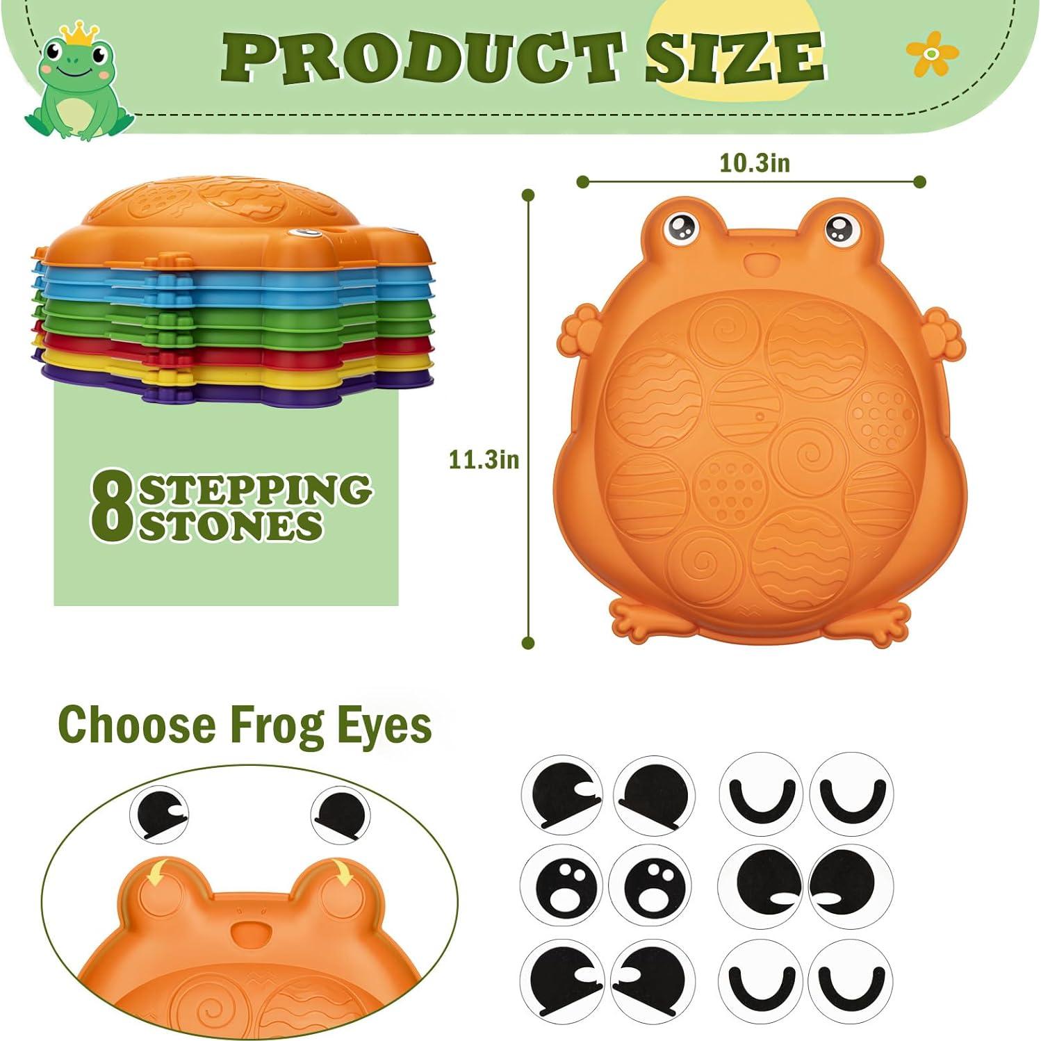 Piedras de Equilibrio VROGTIK 8 Piezas para Niños 3-8 Años