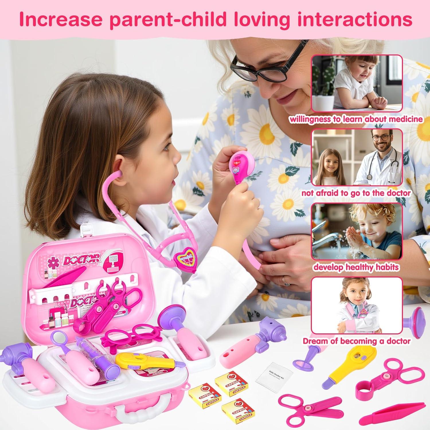 Kit de Doctor GINMIC 22 Piezas para Niños 3-5 Años