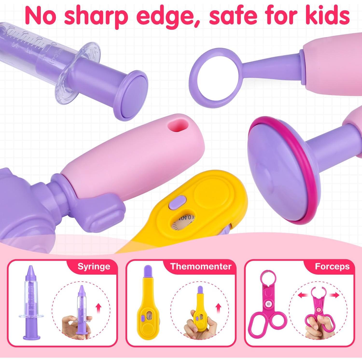 Kit de Doctor GINMIC 22 Piezas para Niños 3-5 Años