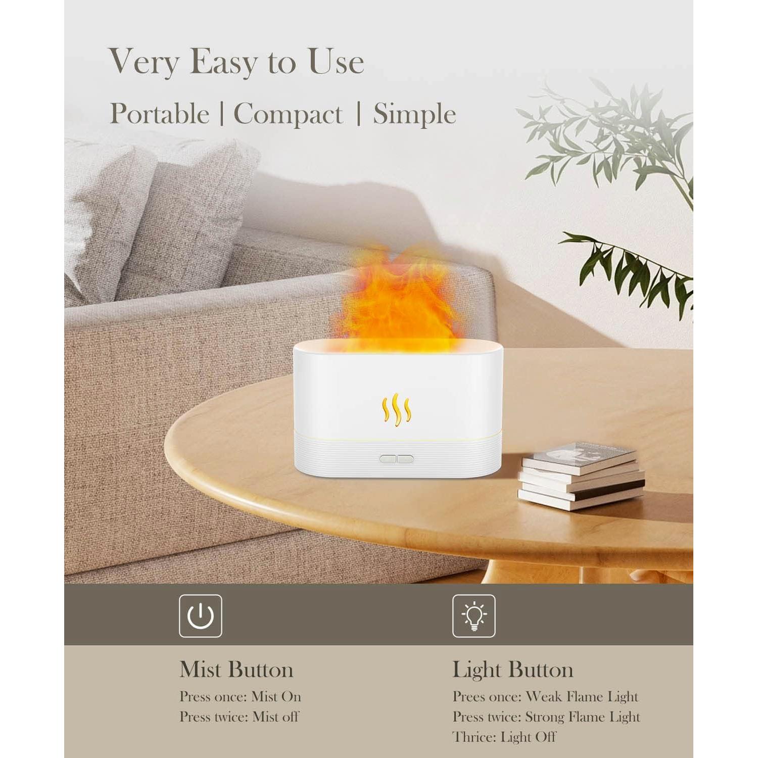 Difusor de Aroma Aegci A-F503 180ml Negro con Luz LED