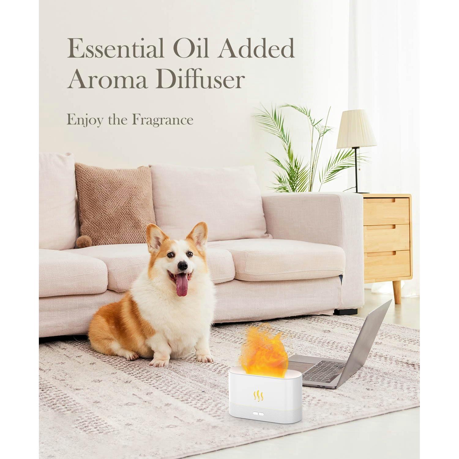 Difusor de Aroma Aegci A-F503 180ml Negro con Luz LED