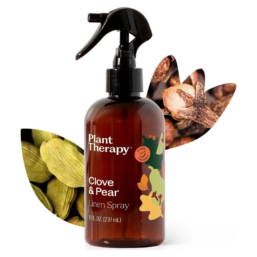 Spray de Lino Clavo y Pera Plant Therapy 236 ml Aroma Otoñal