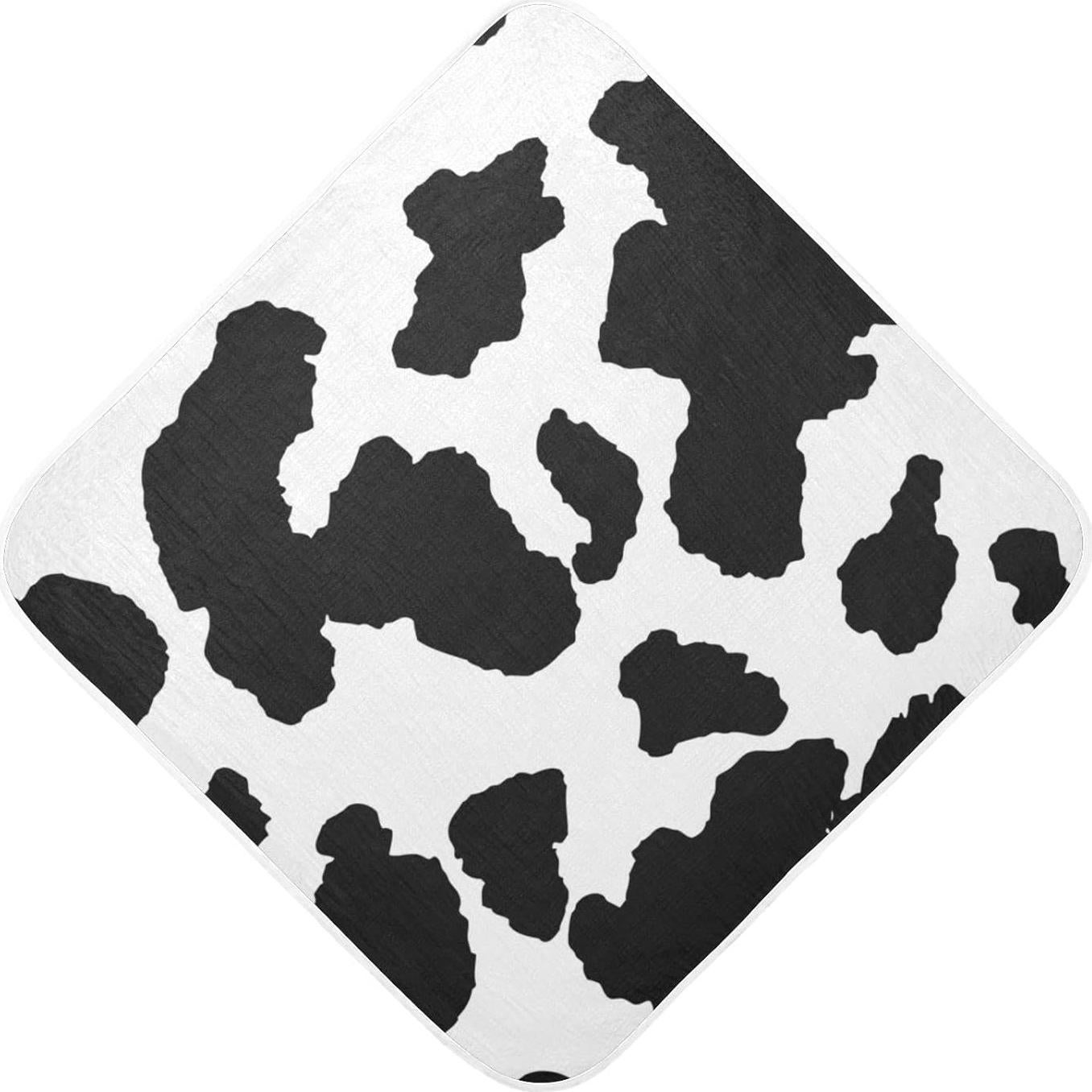 Toalla con Capucha WELLDAY 100% Algodón 76x76 cm Estampado Vaca