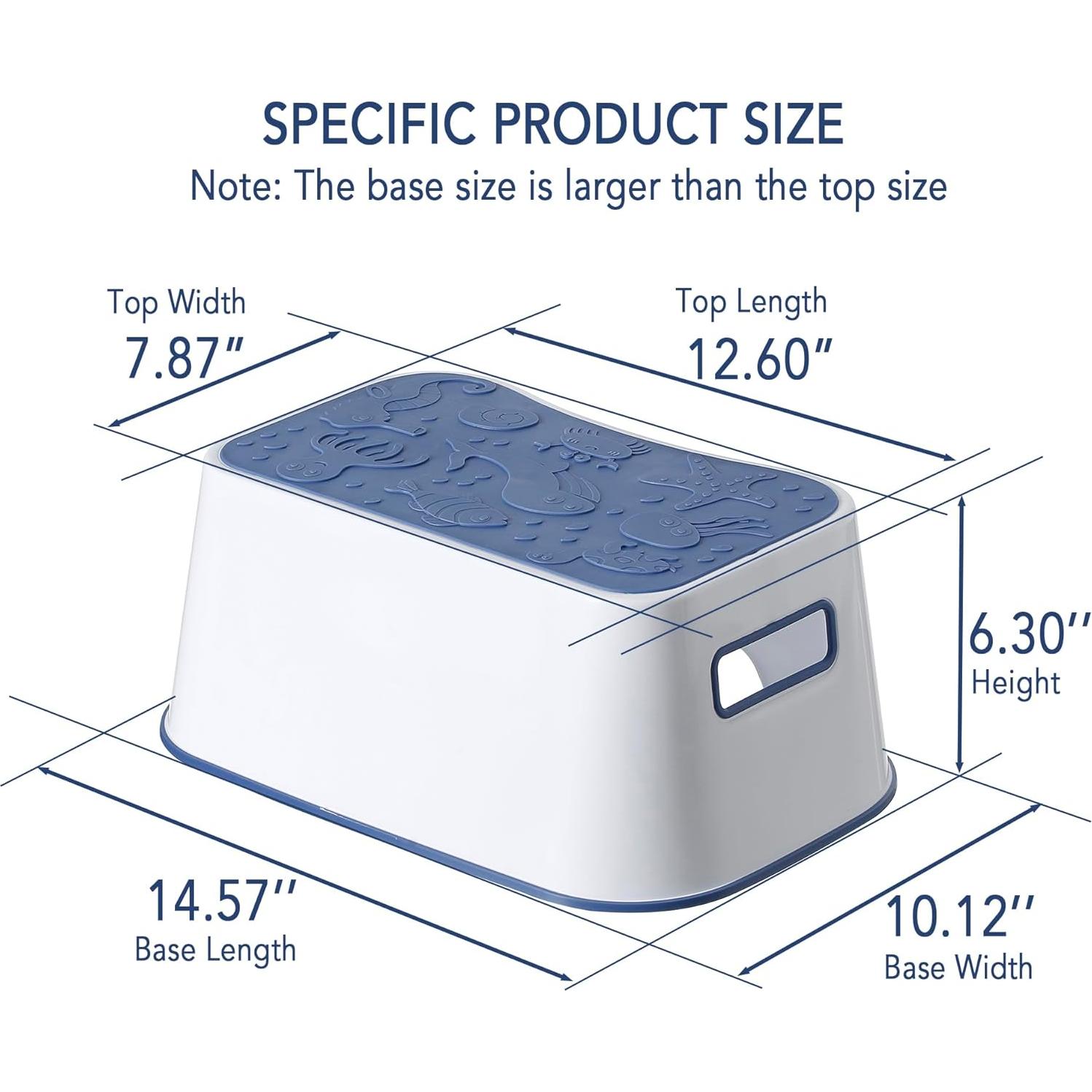 Escalera Antideslizante para Niños A+KCEYON Azul 1 Paso