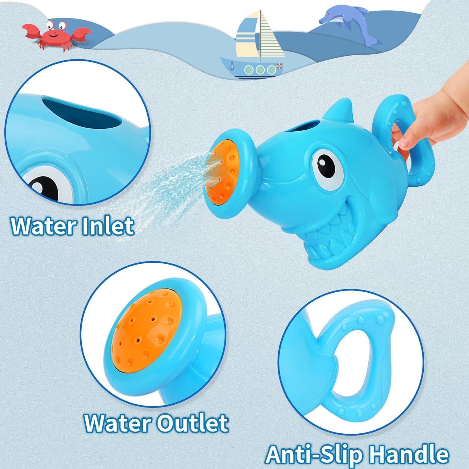 Juguetes de baño para bebés SLTBEH 14 piezas animales marinos