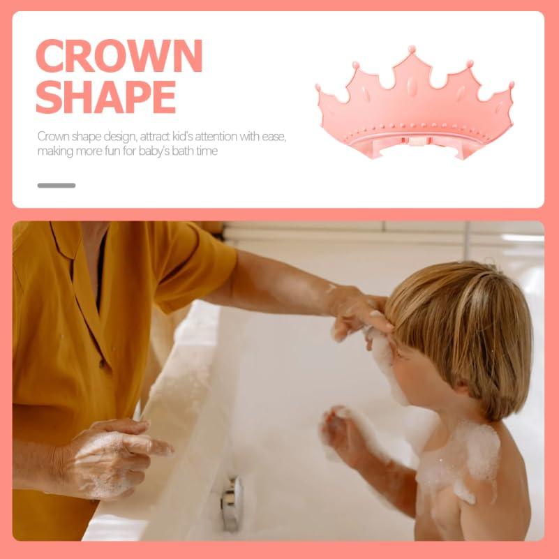 Gorro de Baño Ajustable MERRYHAPY para Niños Rosa 22x11cm