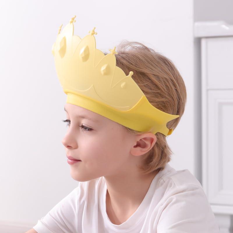 Gorro de Ducha para Bebé Thcbme Amarillo Ajustable 0-9 Años