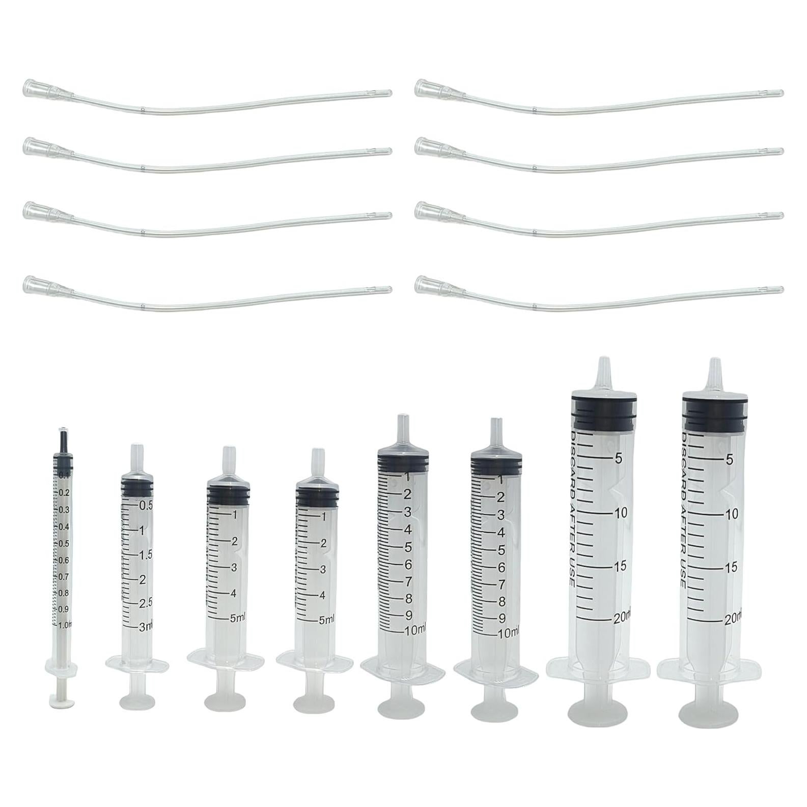 Juego de Jeringas de Alimentación Manual Pitertul 8 Piezas