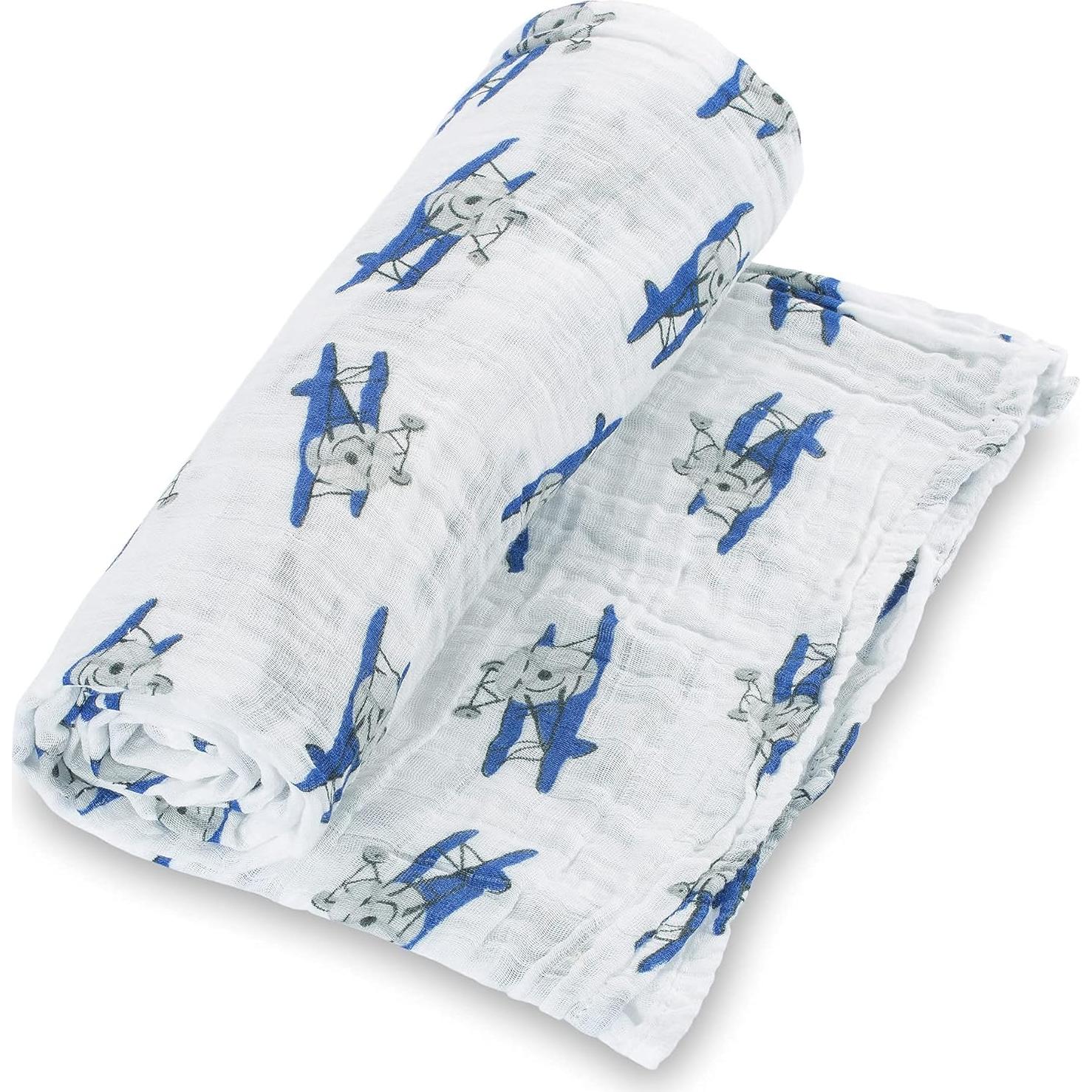 LollyBanks Paquete de 3 Mantitas de Muselina 120x120 cm