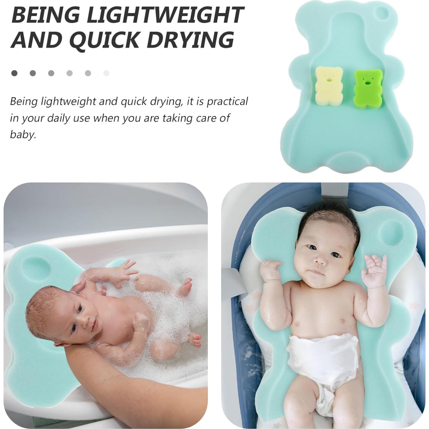 Cojín de Baño Totority para Bebés Verde Claro 50x30 cm