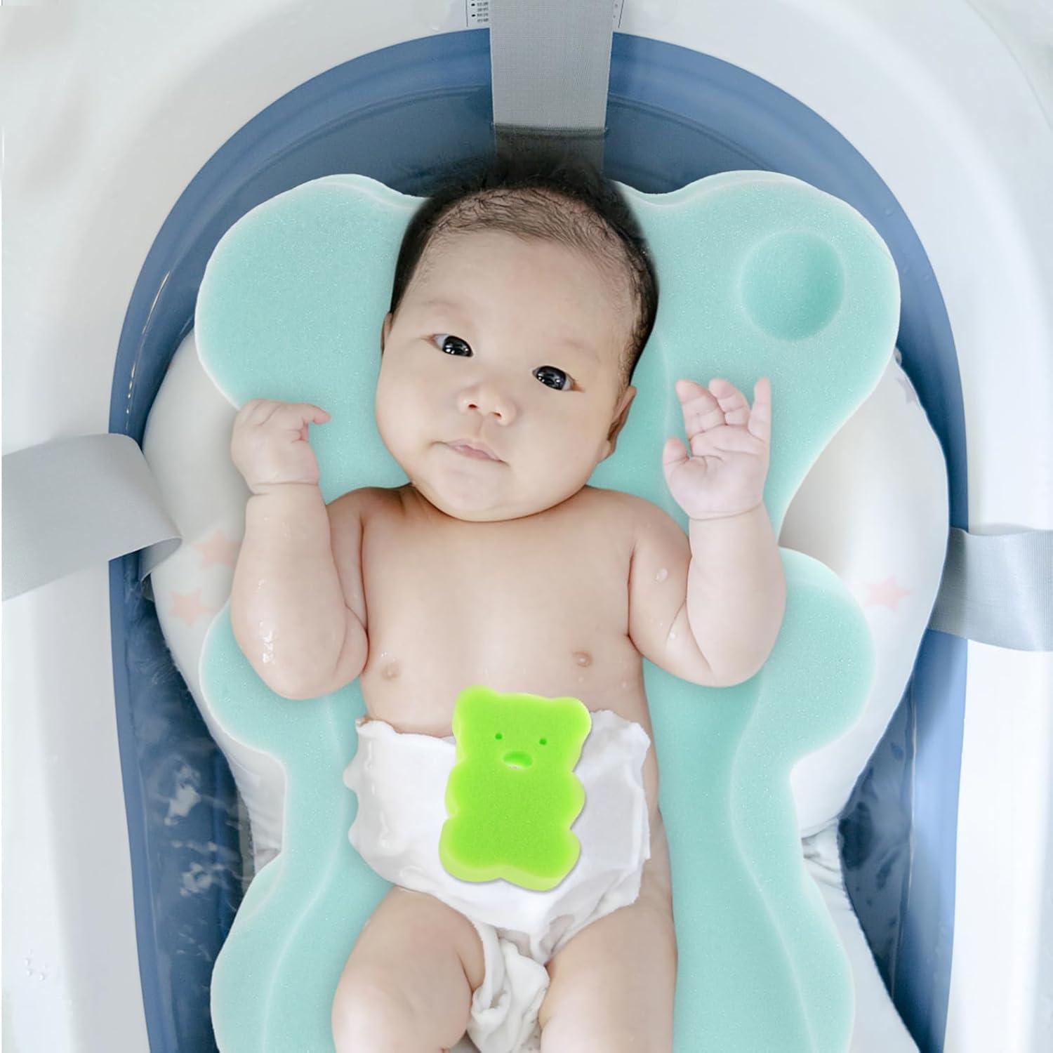 Cojín de Baño Totority para Bebés Verde Claro 50x30 cm