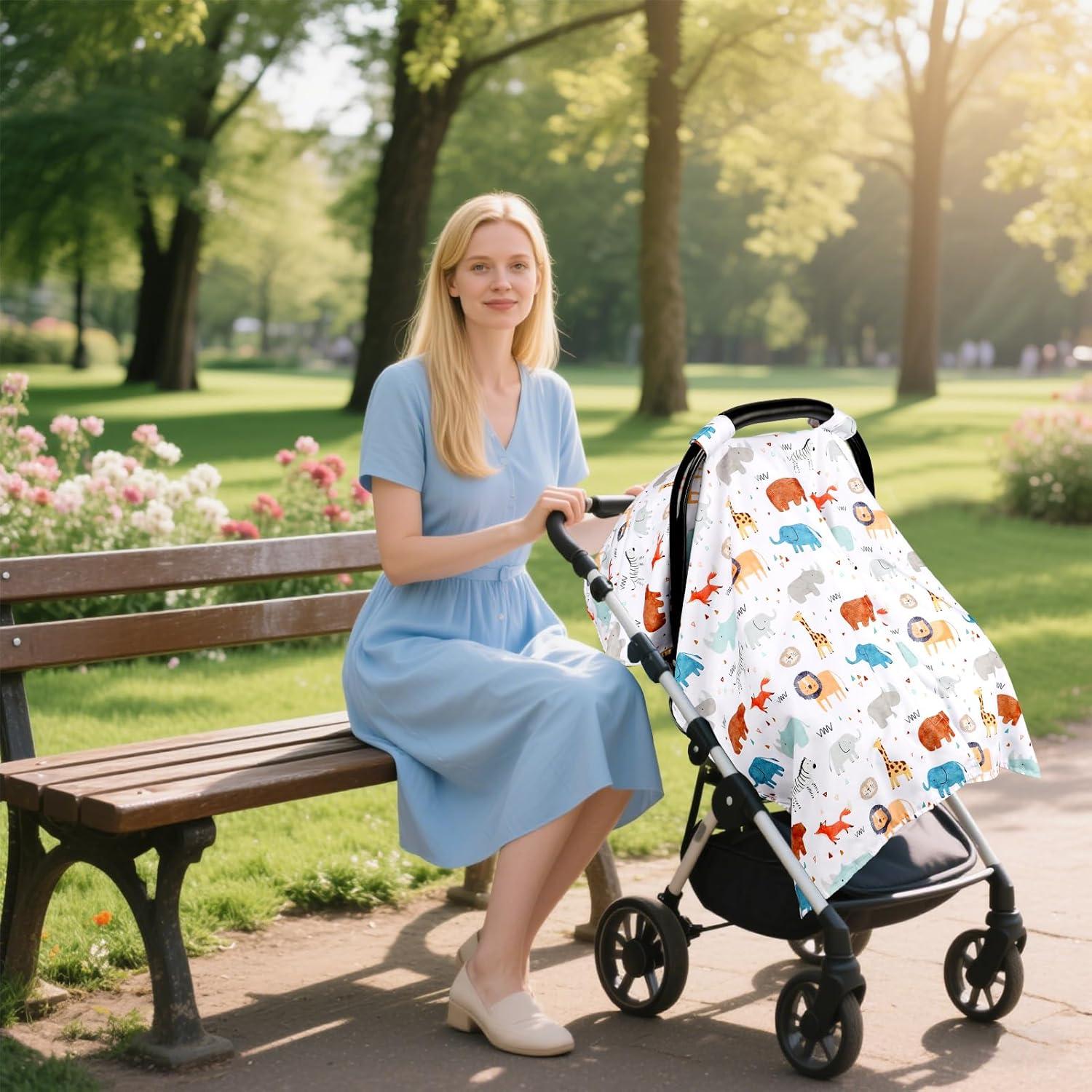 Funda de Asiento de Coche Man Fai Sky para Bebé Animales