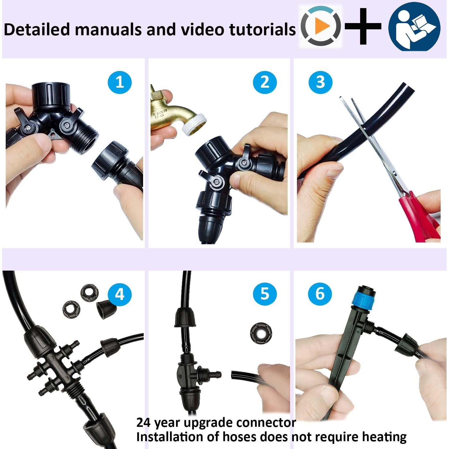 Sistema de Riego por Goteo Automático Winbomgo 162F 48.8m