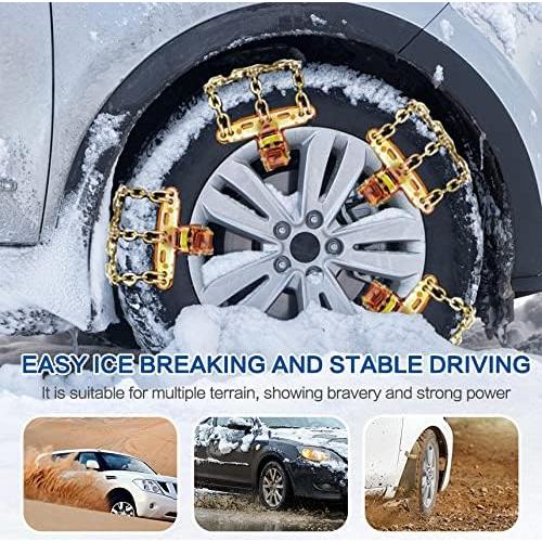 Cadenas de Nieve AutoChoice para Neumáticos 165-205mm - 8 Piezas