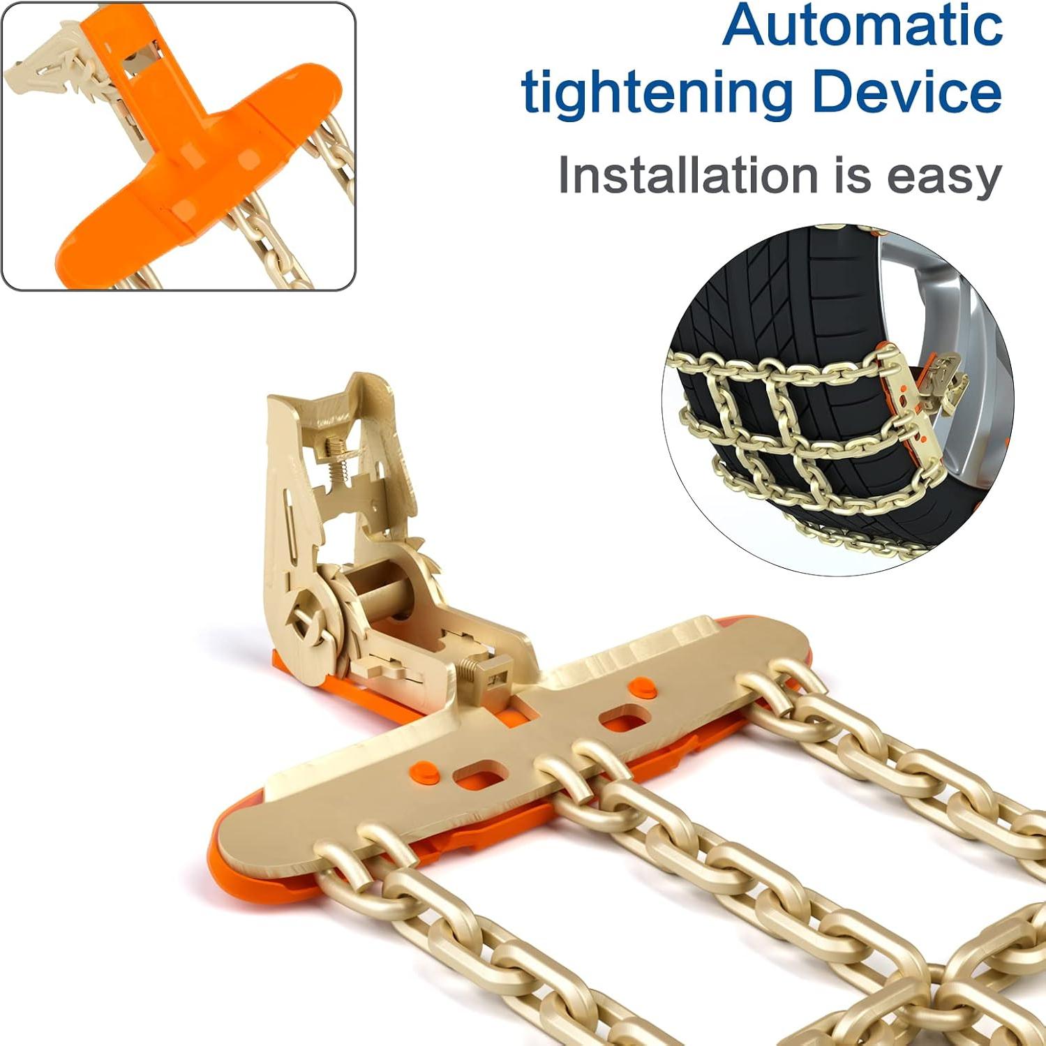 Cadenas de Nieve AutoChoice para Neumáticos 165-205mm - 8 Piezas