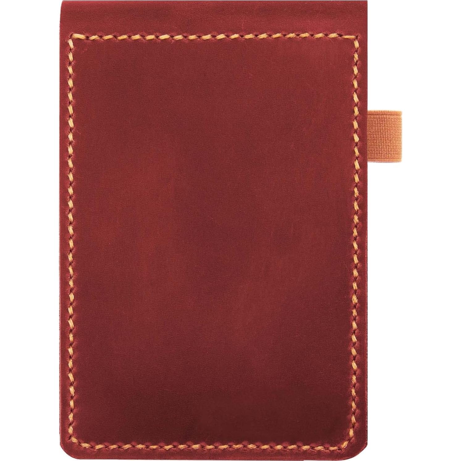 Cubierta de Cuaderno de Cuero Genuino Turbosnail 3x5" Negro