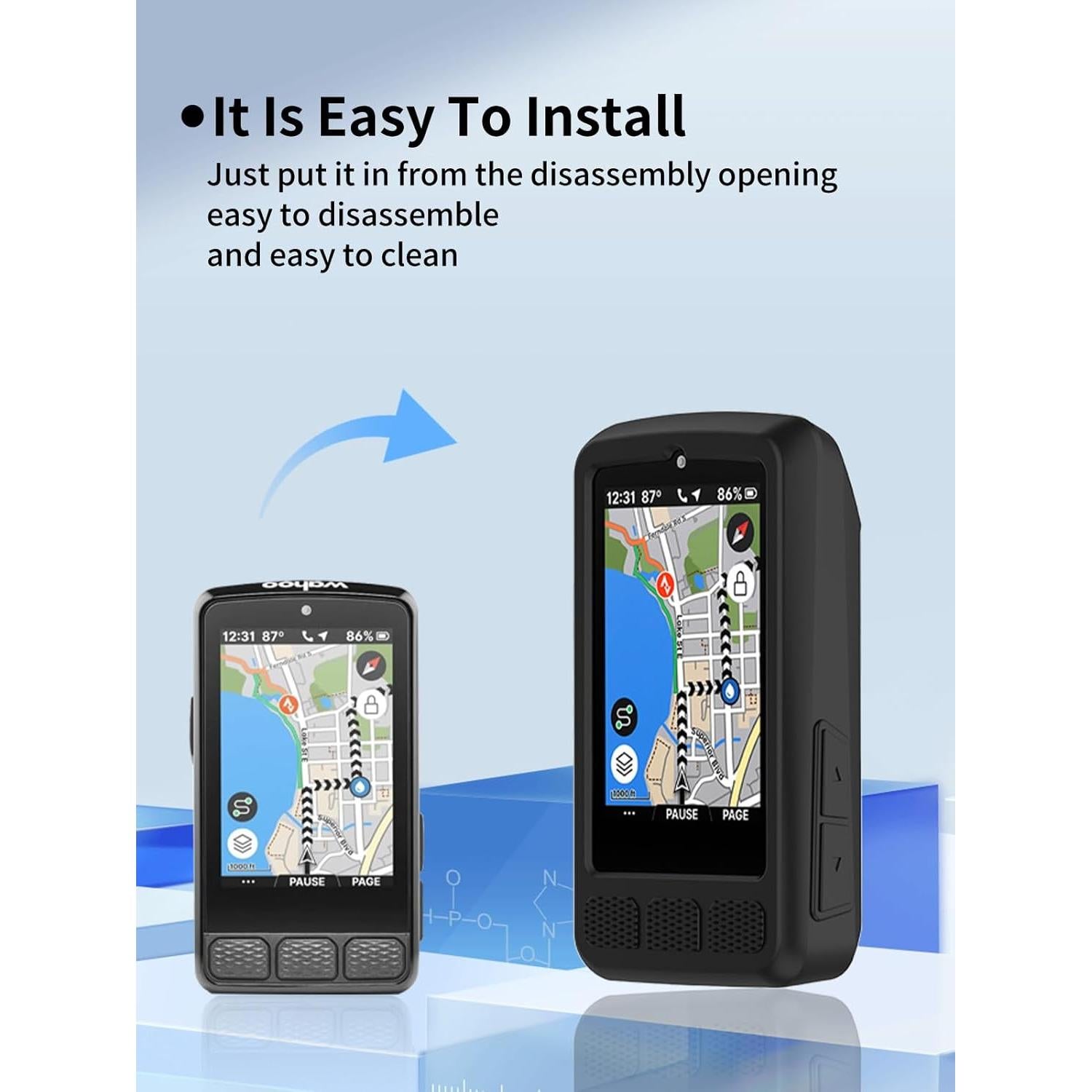 Funda Protectora UYRUREL para Wahoo ELEMNT ROAM V3 GPS Ciclismo