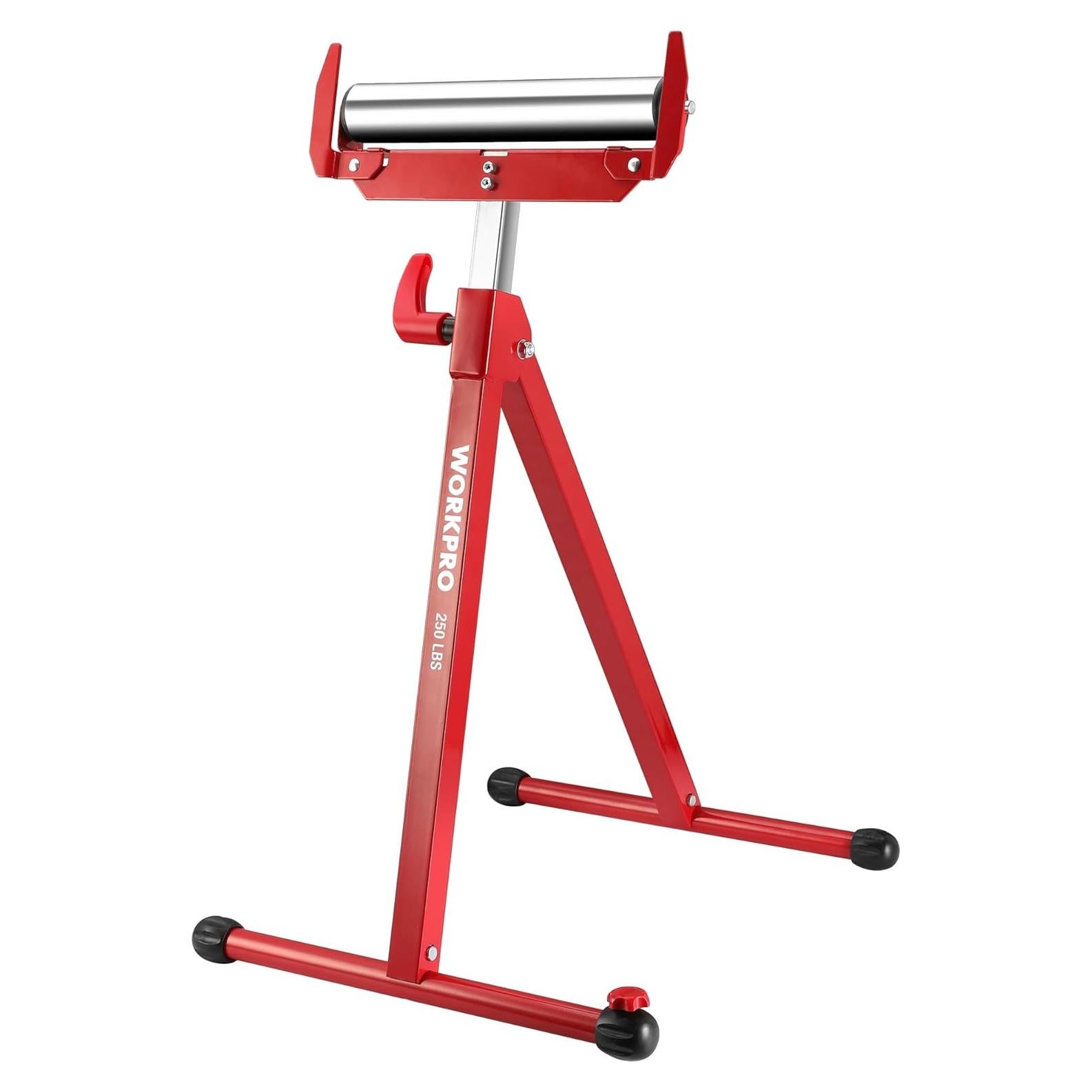 Soporte de Rodillo Plegable WORKPRO 113.4 kg Ajustable