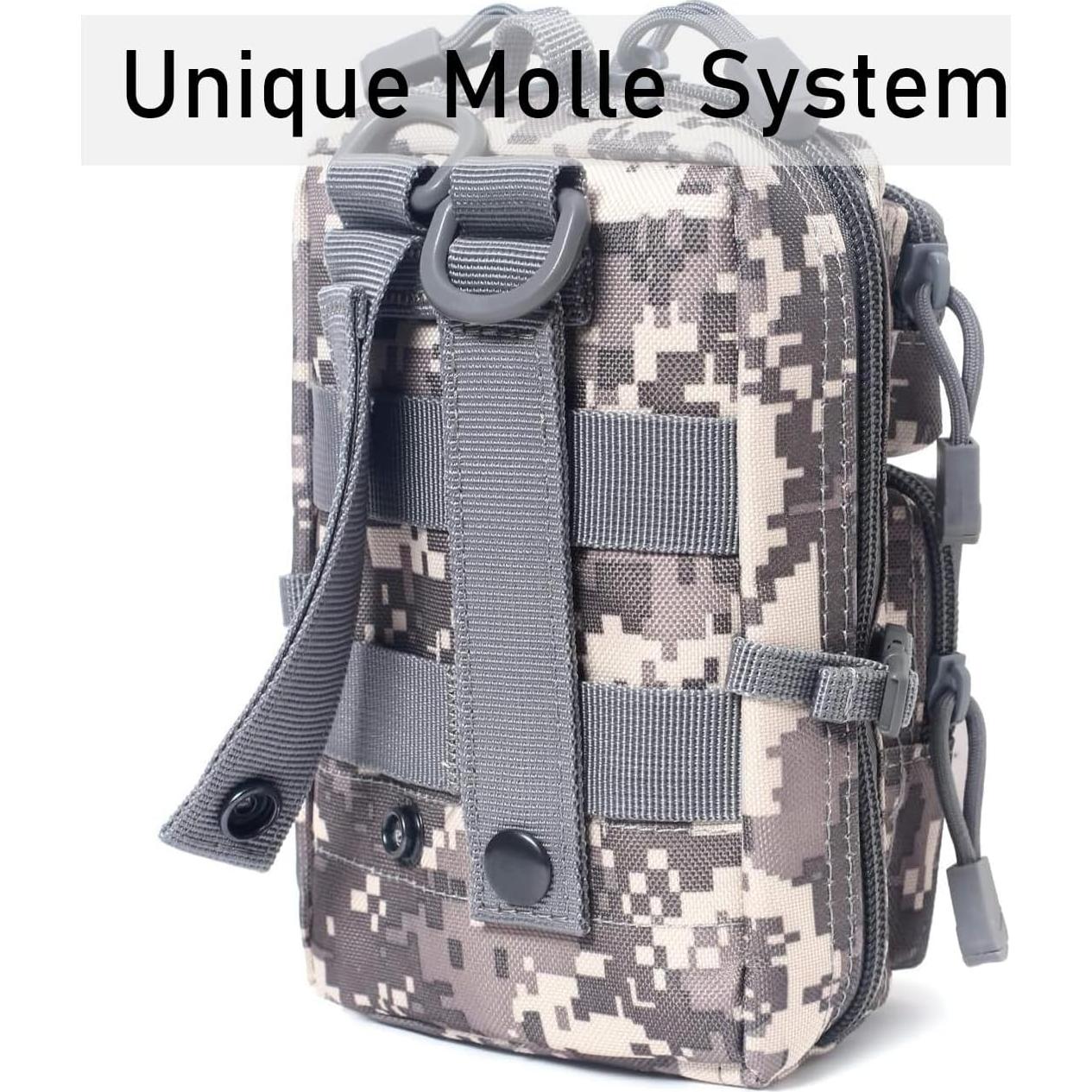 Bolsa Molle Táctica Tacticool Compacta EDC 5 Bolsillos