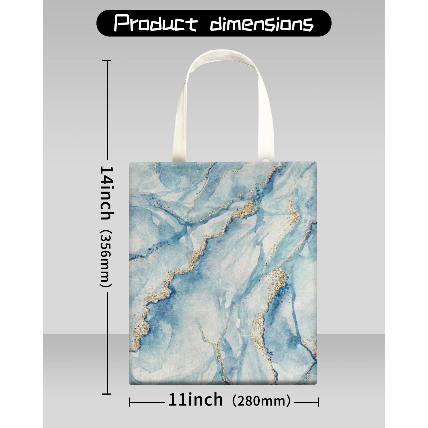 Basurero de Auto APVDSH Modelo BASEHQ Lona Mármol Azul Blanco