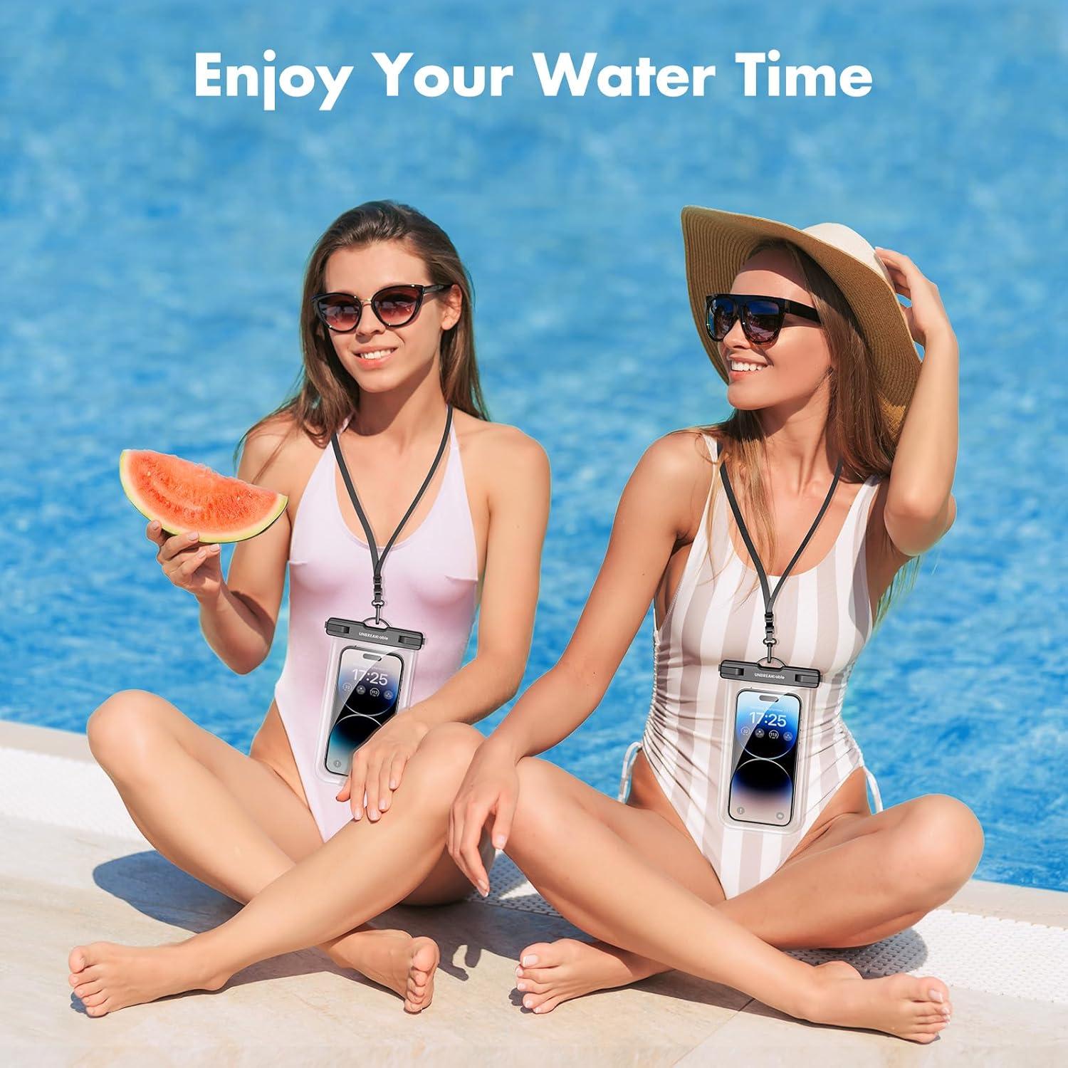 Funda Impermeable UNBREAKcable - 2 Piezas para Smartphones 7"