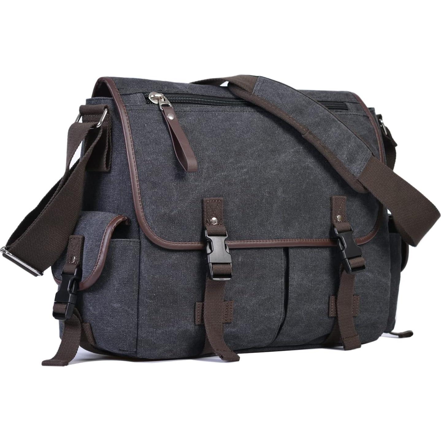 Bolsa Mensajera de Lona CROCOD para Laptop 15.6" Unisex
