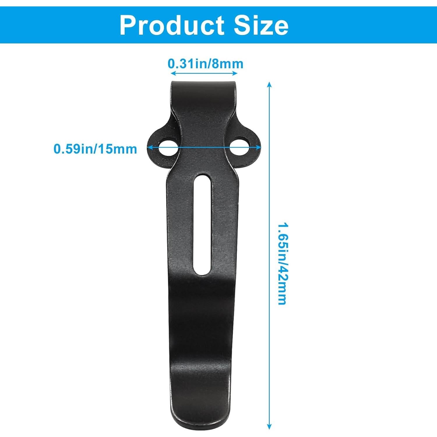 Clip de Bolsillo Profundo Cionyce para Benchmade Bugout 535 - 2 Pcs