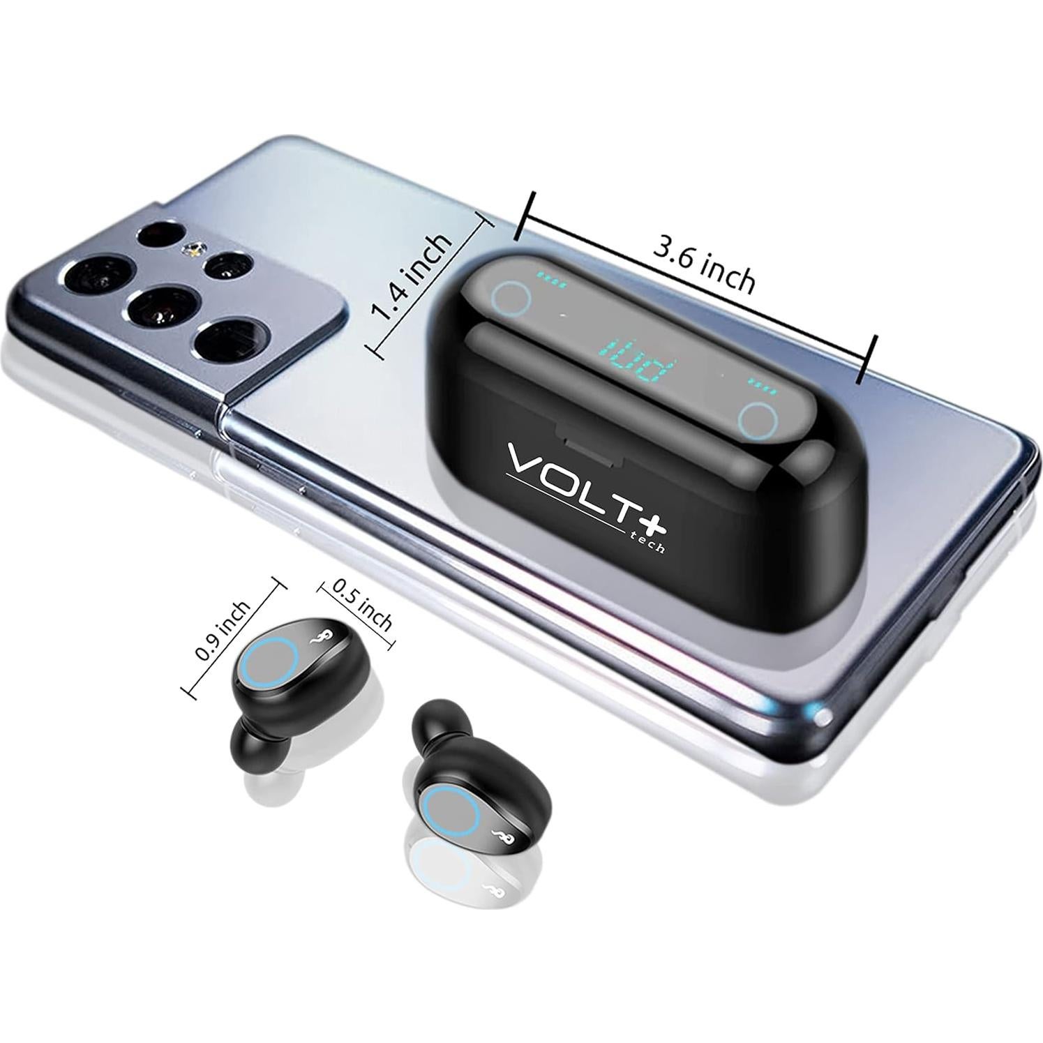 Auriculares Inalámbricos V5.3 Bluetooth Volt Plus F9 8D Bass IPX7