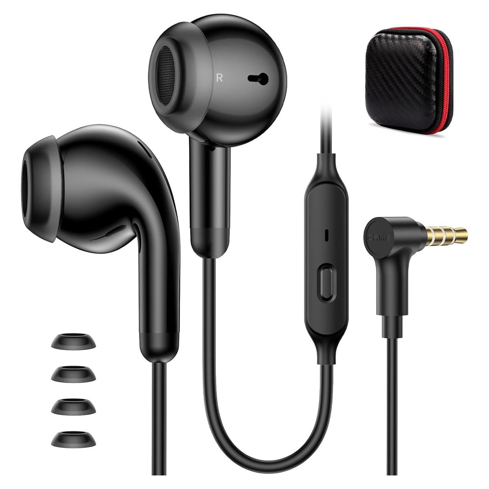 Auriculares con cable AIAUXAI AlAUXAI00092 HiFi 3.5mm Negro