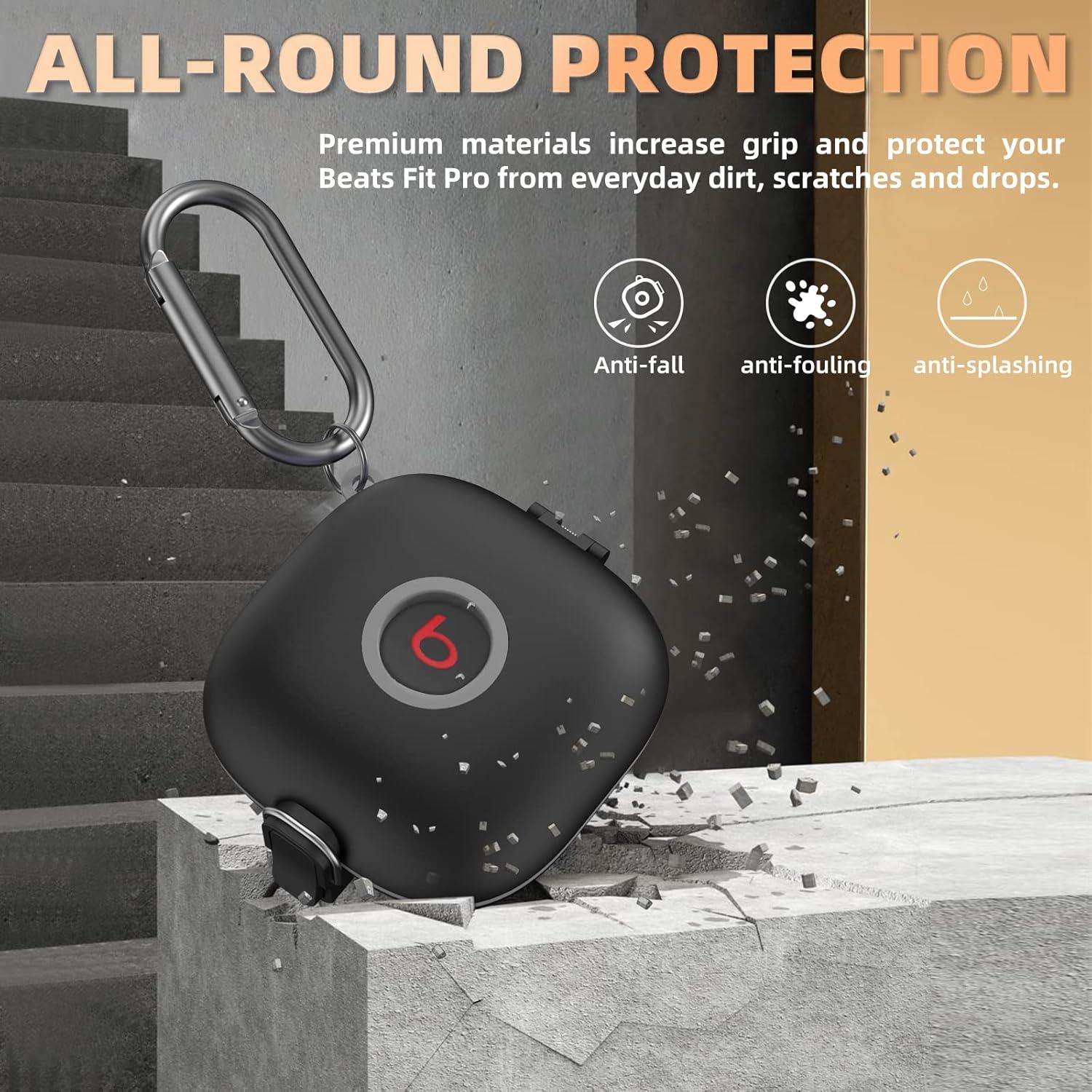 Funda de bloqueo WOFRO para Beats Fit Pro - TPU Negro